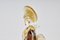 Figura de ángel Mid-Century de cristal de Murano y hoja de oro, Italia, años 70, Imagen 15