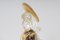 Figura de ángel Mid-Century de cristal de Murano y hoja de oro, Italia, años 70, Imagen 9