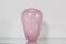 Jarrón italiano Mid-Century de cristal de Murano rosa de Barovier & Toso, 1970, Imagen 3