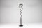 Wrought Iron and Murano Glass Floor Lamp by J. F. Crochet for S. Terzani, 1980s 2