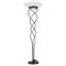 Wrought Iron and Murano Glass Floor Lamp by J. F. Crochet for S. Terzani, 1980s 1
