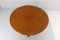 Mid-Century Round Wooden Dining Table in the style of A. Mangiarotti, 1970s, Image 6