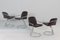 Mid-Century Steel and Leather Chairs by Gastone Rinaldi, 1970, Set of 4 4