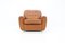 Fauteuil Vintage Marron Clair en Cuir, 1970s 1