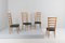 Mid-Century Stühle aus Holz & Skai mit hoher Rückenlehne von Paolo Buffa, 1960, 4er Set 2
