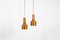 Mid-Century Mod T292 Pendant Lamp in Copper by H.A. Jakobsson, 1958, Set of 2, Image 10