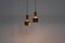 Mid-Century Mod T292 Pendant Lamp in Copper by H.A. Jakobsson, 1958, Set of 2 13
