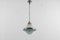 Mid-Century Dutch Metal and Glass Suspension Lamp by L. Kalff for Philips, 1950, Image 4