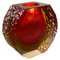 Mid-Century Modern Red and Yellow Sommerso Murano Glass Vase by Alessandro Mandruzzato, 1960s 1
