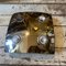 Italian Space Age Square Smoked Mirrored Glass Ceiling Light from Veca, 1970s 7