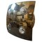 Italian Space Age Square Smoked Mirrored Glass Ceiling Light from Veca, 1970s 1