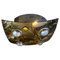 Italian Space Age Square Smoked Mirrored Glass Ceiling Light from Veca, 1970s 10
