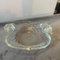 Bullicante Clear Murano Glass Oval Bowl by Ercole Barovier for Barovier & Toso 6