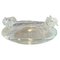 Bullicante Clear Murano Glass Oval Bowl by Ercole Barovier for Barovier & Toso, Image 1