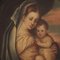 Vierge à l'Enfant, 18ème Siècle, Huile sur Toile, Encadrée 2