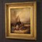 Artiste anglais, paysage marin, 1868, huile sur toile, encadrée 9