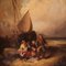 Artiste anglais, paysage marin, 1868, huile sur toile, encadrée 14
