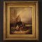 Artiste anglais, paysage marin, 1868, huile sur toile, encadrée 1