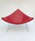 Mid-Century Coconut Lounge Chair in Dark Red Leather by George Nelson for Vitra, Image 1