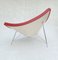 Mid-Century Coconut Lounge Chair in Dark Red Leather by George Nelson for Vitra 7