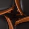 Mid-Century Teak Chairs with Black Aniline Leather Seats by Funder-Schmidt & Madsen, Denmark, 1960s, Set of 4, Image 7