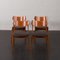 Mid-Century Teak Chairs with Black Aniline Leather Seats by Funder-Schmidt & Madsen, Denmark, 1960s, Set of 4 8