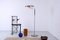 Lámpara de pie vintage de acero inoxidable de Ikea, años 90, Imagen 5