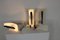 Wall Lamps in White Painted Aluminum and Chrome, Italy, 1970s, Set of 5 16