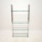 Vintage Italian Chrome and Glass Bookshelf / Display Cabinet, 1970s, Image 1