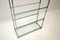 Vintage Italian Chrome and Glass Bookshelf / Display Cabinet, 1970s, Image 8