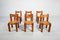 French S11 Chairs in Elm and Leather by Pierre Chapo, 1970s, Set of 6 7