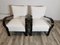 Art Deco Lounge Chairs, Set of 2 2