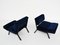 Panchetto Reclining Armchair with Stool by Rito Valla for Ipe, Italy, 1960s, Set of 2 7