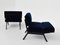 Panchetto Reclining Armchair with Stool by Rito Valla for Ipe, Italy, 1960s, Set of 2 6