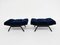 Panchetto Reclining Armchair with Stool by Rito Valla for Ipe, Italy, 1960s, Set of 2 8