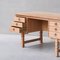 Mid-Century Danish Oak Desk attributed to Henning Kjaernulf 10