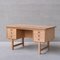 Mid-Century Danish Oak Desk attributed to Henning Kjaernulf 1