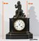 Le Joueur de Flute Clock in Marble and Bronze, Mid-19th Century, Image 22