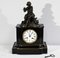 Horloge Le Joueur de Flûte en Marbre et Bronze, Milieu du XIXe Siècle 1