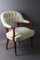 Victorian Baroque Style Armchair in Alcantara, 1970s 11