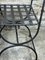 Chairs (Batch of 4) in Wrought Iron, 1980s, Set of 4 4