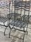 Chairs (Batch of 4) in Wrought Iron, 1980s, Set of 4 5