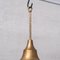 Mid-Century French Brass and Glass Pendant Light 7