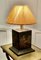 Large Vintage Oriental Lacquer Cube Lamp, 1960s 6