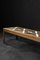Mid-Century Scandinavian Modern Teak Long and Low Coffee Table with Hand-Painted Pattern on Top, 1960s 13