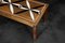 Mid-Century Scandinavian Modern Teak Long and Low Coffee Table with Hand-Painted Pattern on Top, 1960s 5
