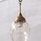 Mid-Century French Glass and Brass Pendant Light 2