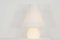 Lampada da tavolo grande a forma di fungo in vetro di Murano bianco di De Majo, anni '60, Immagine 5