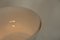 Lámpara de mesa hongo grande de cristal de Murano blanco de De Majo, años 60, Imagen 13