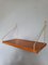 Vintage Norwegian Teak and Brass Shelf, 1970s, Image 1